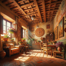 Prompt : italian house interior, photography 4k